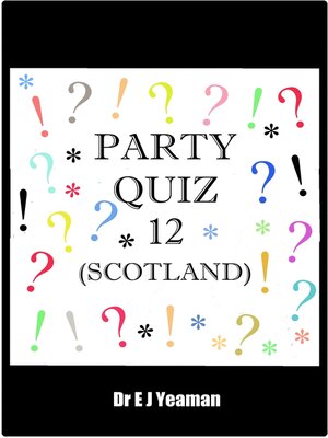 cover image of Party Quiz 12 (Scotland)
